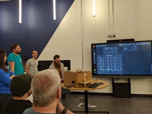 scene at lincolnhack 2019 showing hackers 3