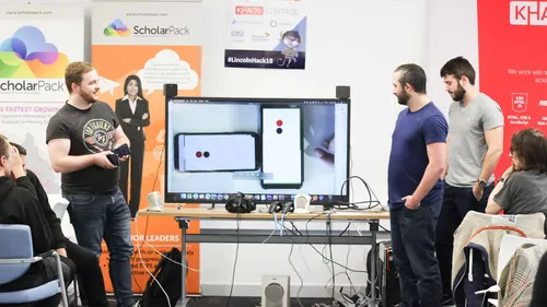 scene at lincolnhack 2019 showing hackers 6
